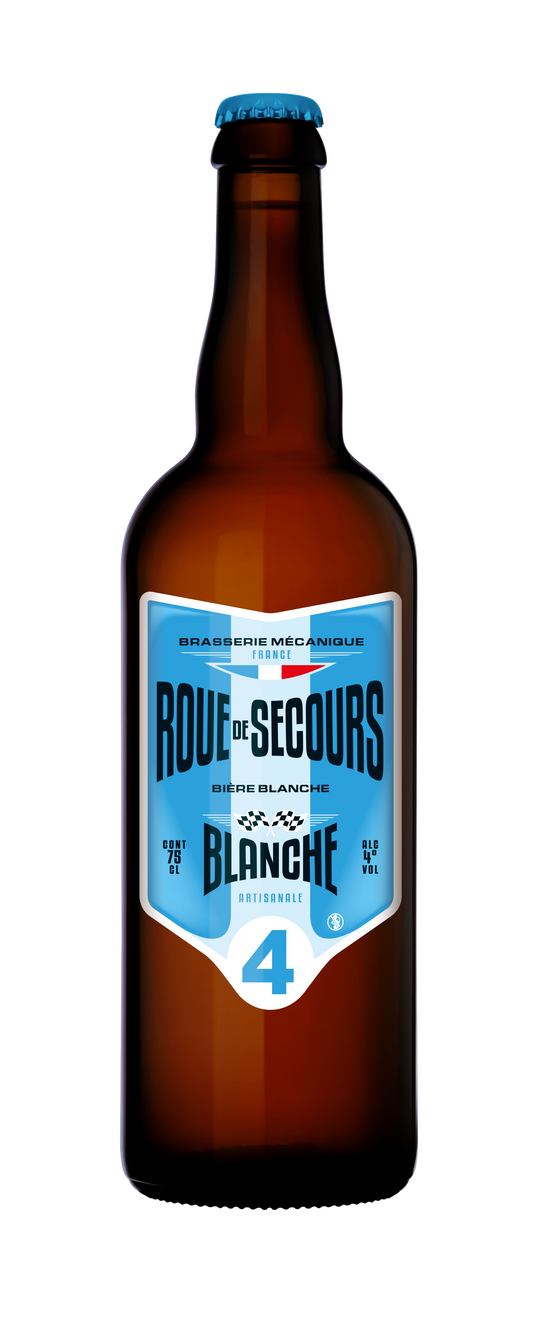 BRASSERIE MÉCANIQUE - Roue de secours (blanche) 6x75cl